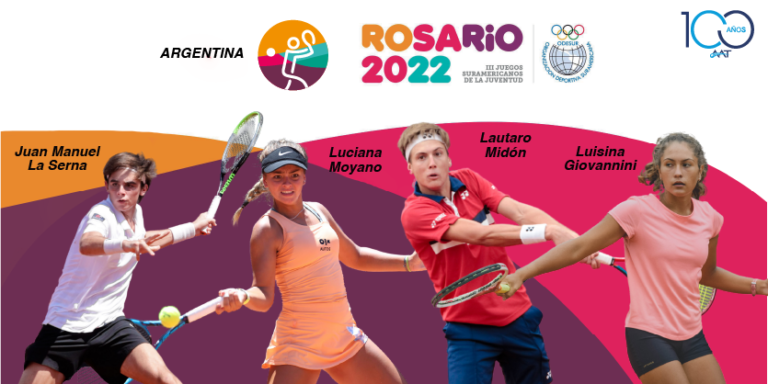 Argentina confirmó los tenistas para los Juegos Suramericanos de la Juventud