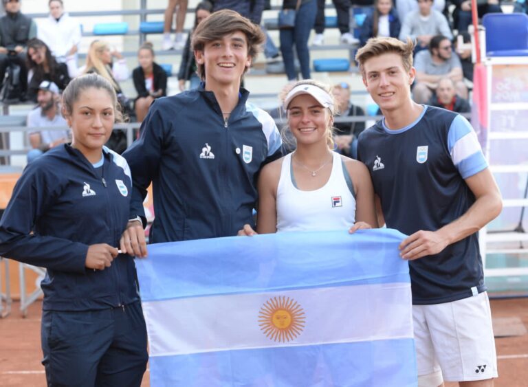 El tenis Suramericano juvenil brindó 5 medallas para Argentina