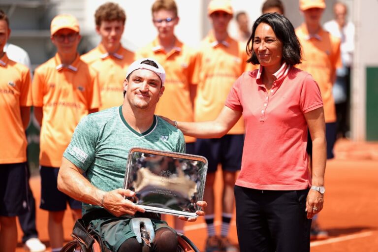 Gustavo Fernández fue finalista en singles de Roland Garros