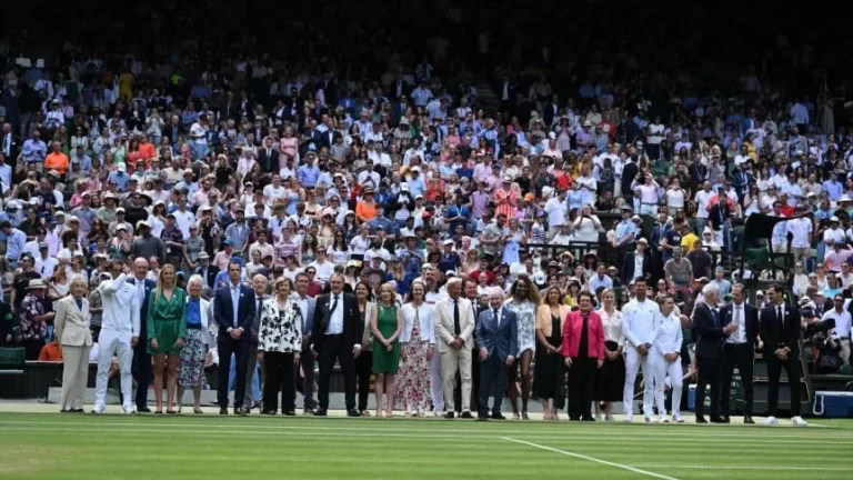 El festejo de los 100 años del Court Central de Wimbledon