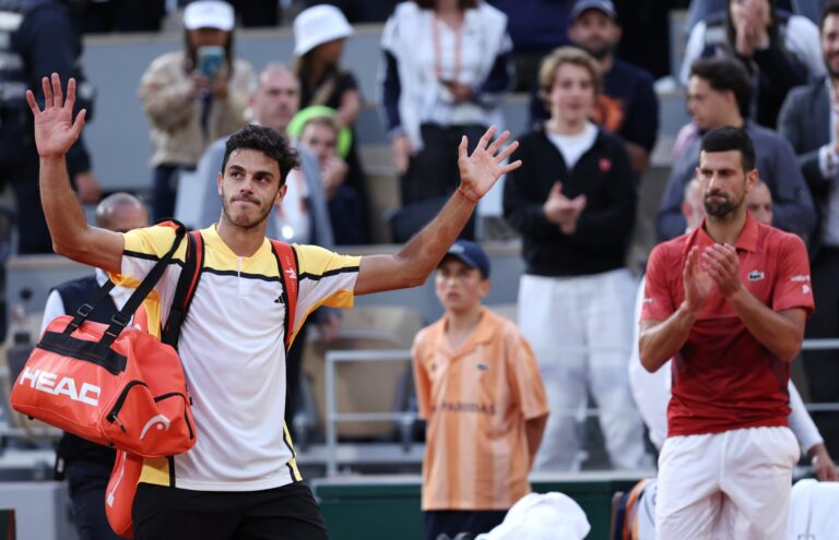 Derrota digna para Francisco Cerúndolo frente a Djokovic