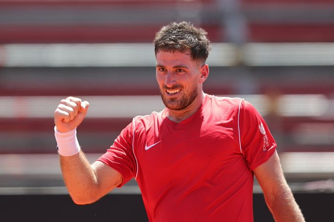 Federico Gómez debutó con un triunfo en el Us Open